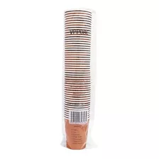 50 Vasos Para Cafe De Carton 16oz Con Tapa