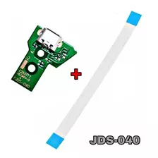 Placa Usb Controle Ps4 Jds 040 + Cabo Flat 12 Vias