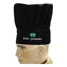 Touca Chef Bordado Personalizado Gastronomia Cozinheiro Bar