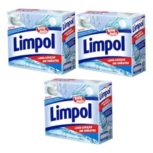 Detergente Máquina Lavar Louças Limpol 25 Tabletes - 3 Unid