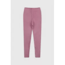 Calça Fusô De Tricô Infantil Menina Rosa Claro - Pialu