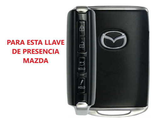 Funda Silicon Mazda 3 Alexa Cx4 Cx5 Cx8 Cx30 Smart Presencia Foto 3