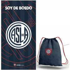 Toallon+mochila Futbol San Lorenzo Casla 70x150cm Microfibra Color Consulte