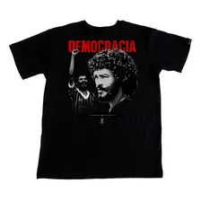 Camiseta Masculina Dr. Sócrates Jogador Democracia Algodão 