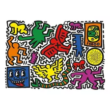 Puzzle 1000 Peças Grafite De Keith Haring - Clementoni - Imp