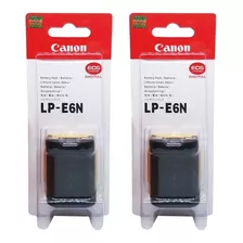 Bat-eria Canon Lp-e6n 2x Peca 5d2 7d 7d2 6d 70d 60d80d C/nfe