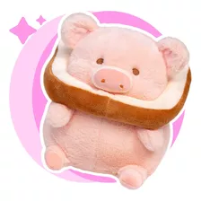 Peluche Cerdito Kawaii Con Tostada Cerdo