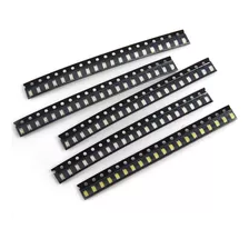 Chanzon (5 Colores X 20 Piezas = 100 Piezas 1206 Smd Led Dio