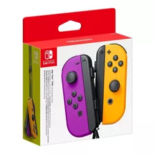 Joy Con Nintendo Switch Neon Morado - Naranja (en D3gamers) 