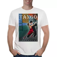 Remera Tango Argentino Turistico La Boca Hombre Purple Chick