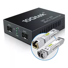 Convertidor De Medios Sfp+ De 10gbe, Convertidor De Medios E