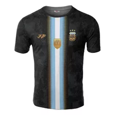 Camiseta Argentina Campeón Mundial Exclusivo Ranwey Fr208