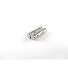 10 Pçs Imã De Neodímio 10x4 Redondo Pequeno 10mm X 4mm N35