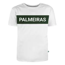 Camiseta Palmeiras Classic Logo Masculina - Branco
