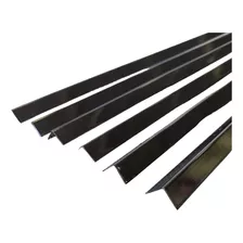 Cantoneira Alumínio 1/2 Preto Parede 12mmx12mm 18 Brs 02mts