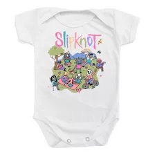 Body Roupa Para Bebê Banda De Rock Slipknot Menino Menina