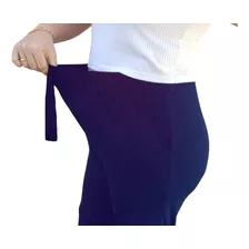 Calça Para Gestante Grávidas Em Malha Confortável Com Bolso