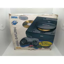 Console Sega Saturno Modelo Nacional Tectoy Ccom Caixa