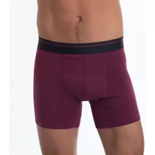  2 Boxer Cotton Spandex Liso Unicolor Jockey Hombre Algodón 