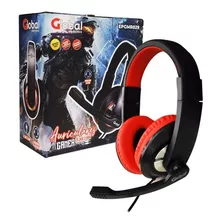 Auricular Gaming Con Microfono Stereo Epgmr029 Negro/rojo