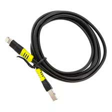 Cable Lightning Largo Goal Zero Color: Negro-amarillo