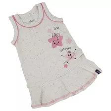 Vestido Verão Estampado Para Bebê Em Algodão Elian 211344