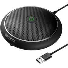 Microfone De Conferência Cmteck Cm003 Usb Computer Desktop M Cor Preto