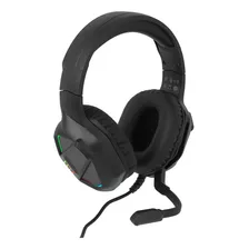 Miniso Audífonos De Diadema Gamer Negros 2 M Color Negro