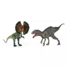 2 Dinossauros Dilophosaurus Rex Indominus Jurassic Top 