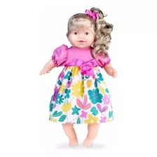 Boneca Grande Thaily 50 Frases Infantil Anjo Brinquedos