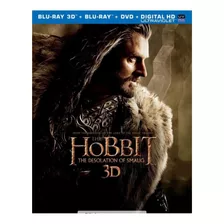 El Hobbit La Desolación De Smaug Blu Ray 3d + Blu Ray & Dvd 