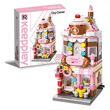 Girls Building Blocks Toy Dream Postre House Building K...