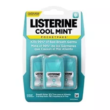 Listerine Laminas To Go Travel Size Cool Mint 3 Pack Pocket