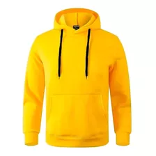 Moletom Liso Feminino E Masculino Canguru Blusa De Frio