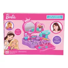 Barbie Set Hora De Maquillarse Con Accesorios +3años