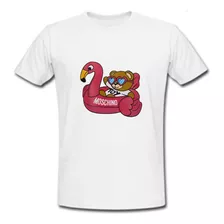 Playera Moschino Bear Toy Flamingo Summer