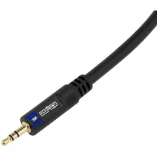 Cable De 3,5 Mm A Mini Estereo De 3,5 Mm, 3 M/negro