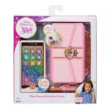 Kit Bolsa Princesas Disney Celular + Gloss Importado Eua