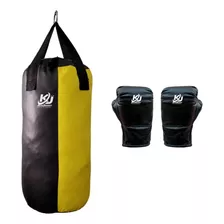 Saco De Boxeo Y Par De Guantes De Boxeo Para Niño Box Mma