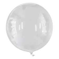 Kit 10 Balão Bubble Bolha 36 Polegadas Transparente 90cm