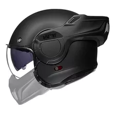 Ilm - Casco Modular De Motocicleta De Cara Completa Vintage.