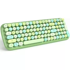 Teclado Mofii Inalámbrico Multidispositivo/verde