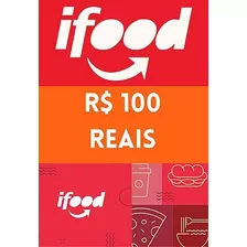 Cartão Presente Gift Card Ifood 100 Reais