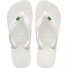 Chinelo Havaianas Masculino Feminino Brasil Branco Original