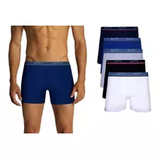 Kit 6 Cuecas Boxer Lupo Algodão Masculina Box