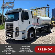 Caminhao Volkswagen 17280 Ano 14/15 Pia 8.000 Lts Gascom