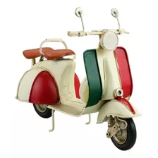 Moto Decoração Vespa Scooter Retrô Vintage Italiana
