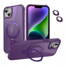 Funda Para iPhone 15 14 13 Magnetica Anillo Soporte + Vidrio