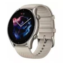 Smartwatch Amazfit Fashion Gtr 3 1.39 Caja De Aleación De Aluminio Moonlight Grey, Malla Moonlight Grey De Silicona