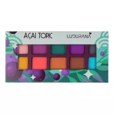 Kit Paleta De Sombras Ludurana Modelo Acai Tropic 